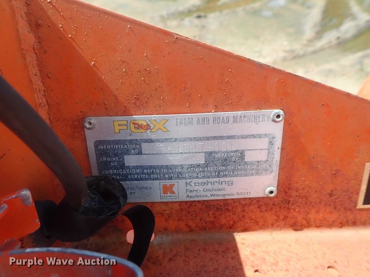 image for item GV9523 Fox Brady forage harvester