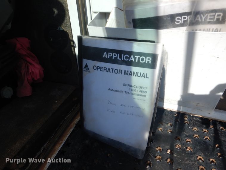 image for item HC9055 2009 AGCO Spra-Coupe 4460 sprayer