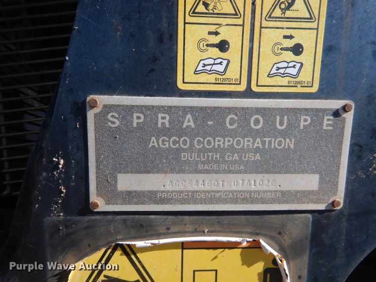 image for item HC9055 2009 AGCO Spra-Coupe 4460 sprayer