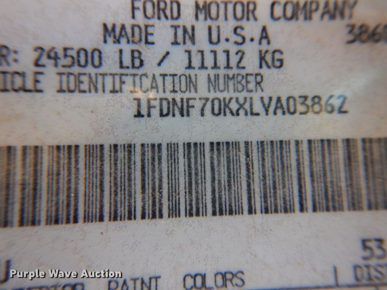 image for item HO9015 1990 Ford F70  fertilizer delivery truck