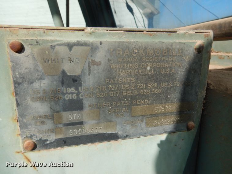 image for item HO9017 Whiting 5TM rail car mover