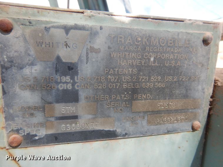 image for item HO9017 Whiting 5TM rail car mover