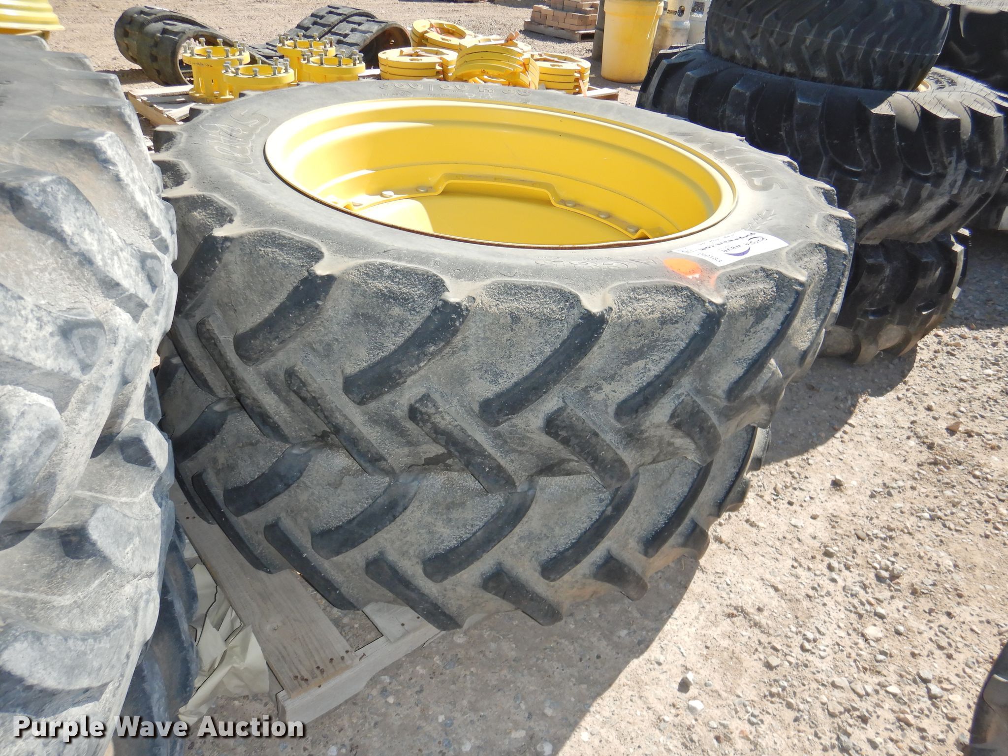 (2) Mitas AC85 380/80R38 tires in Amarillo , TX Item DI0183 sold