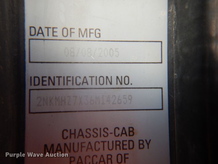 image for item DG6823 2006 Kenworth T300  command center truck