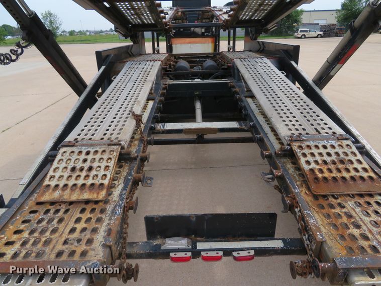 image for item DI2087 2002 Cottrell EZ-5307 Highmount Classic car carrier trailer