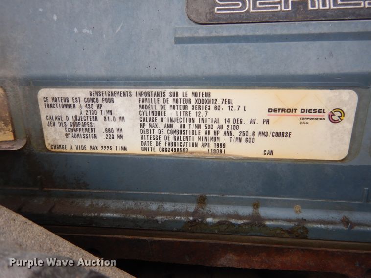 image for item FK9259 1999 Kenworth W900  semi truck