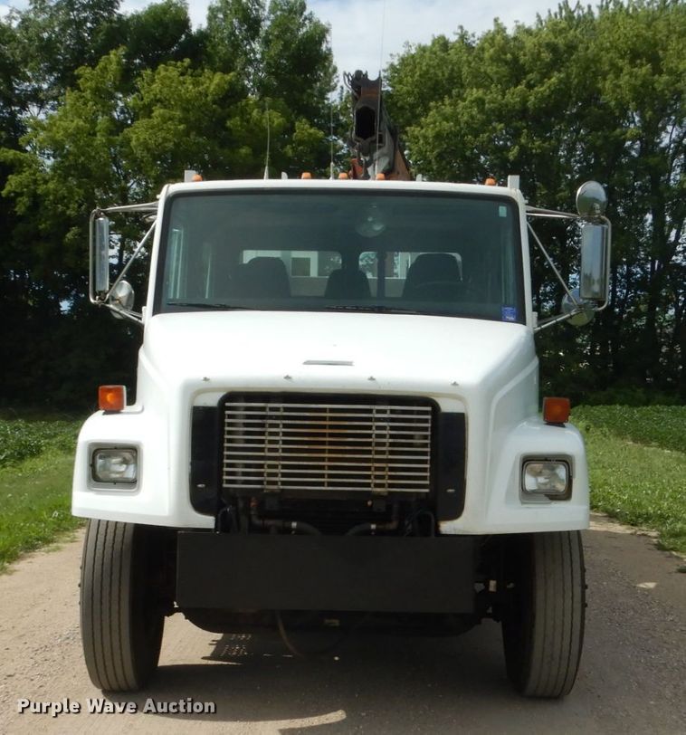 image for item FK9380 2004 Freightliner FL80  Crew Cab crane truck