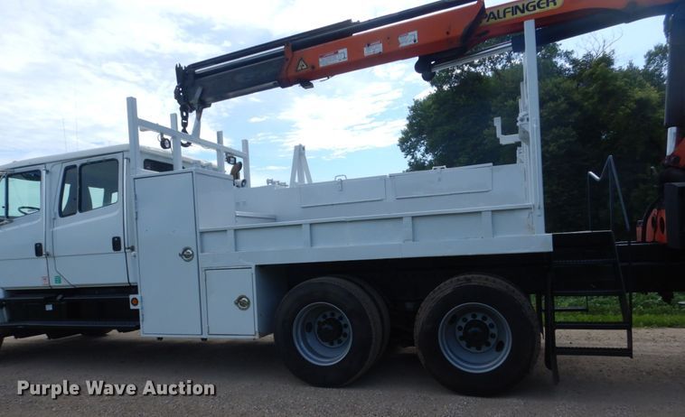 image for item FK9380 2004 Freightliner FL80  Crew Cab crane truck