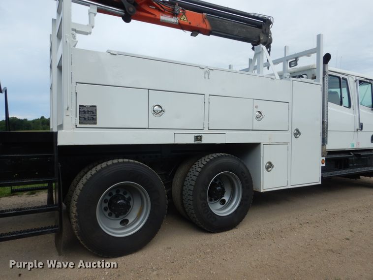 image for item FK9380 2004 Freightliner FL80  Crew Cab crane truck