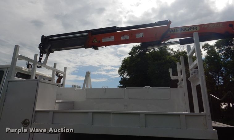 image for item FK9380 2004 Freightliner FL80  Crew Cab crane truck
