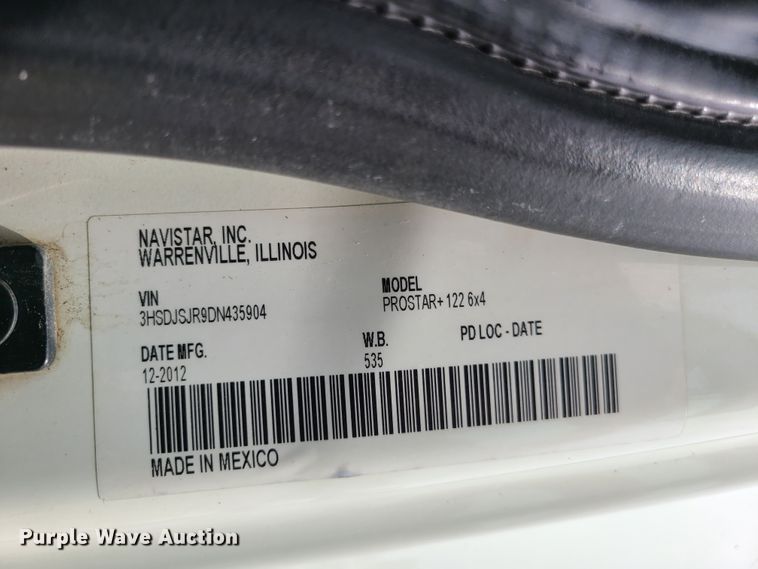 image for item GT9208 2013 International ProStar  semi truck