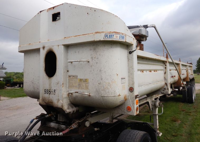 image for item GT9342 1998 Clement end dump trailer