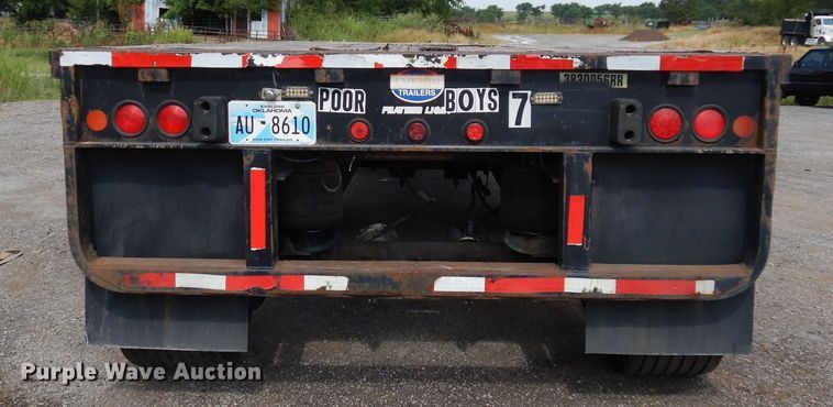 image for item GT9354 1998 Lufkin FLH flatbed trailer