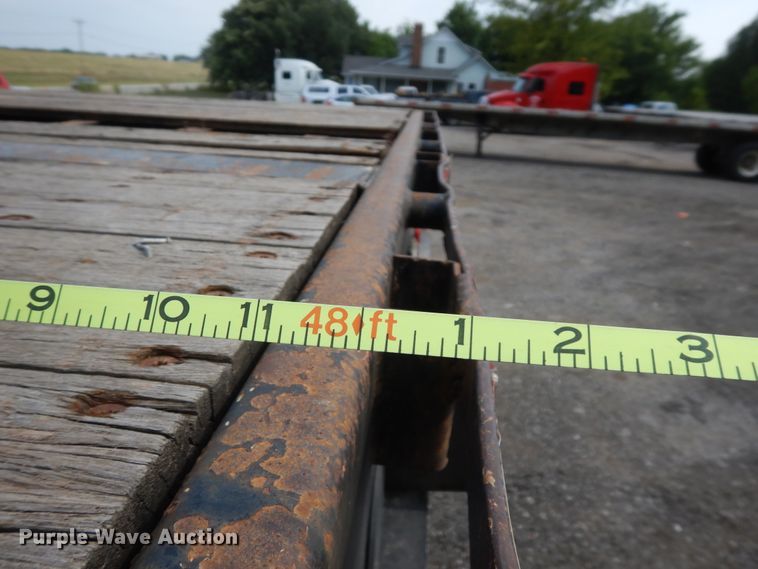 image for item GT9354 1998 Lufkin FLH flatbed trailer