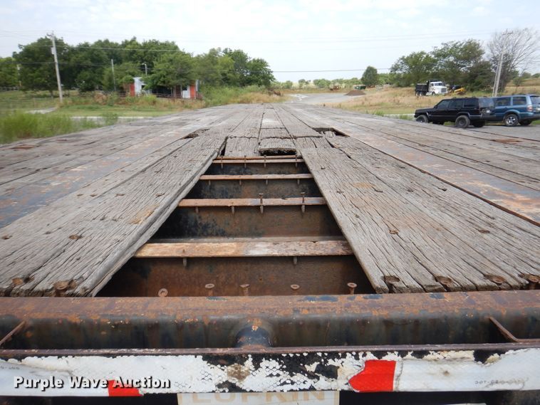 image for item GT9354 1998 Lufkin FLH flatbed trailer