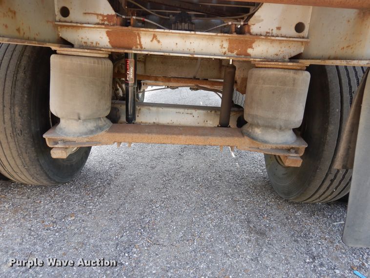 image for item GT9356 1995 Fruehauf flatbed trailer