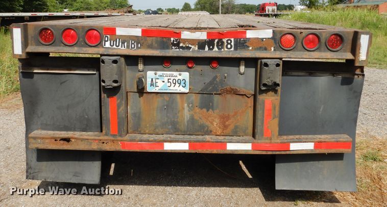 image for item GT9357 1998 Wabash flatbed trailer