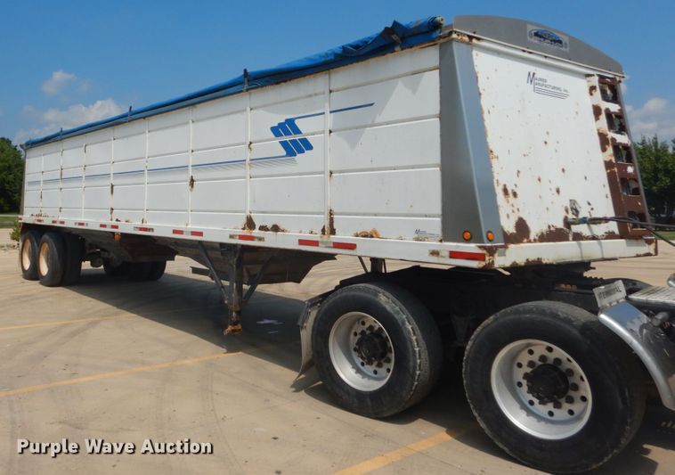 image for item GV9103 2000 Maurer double hopper bottom grain trailer