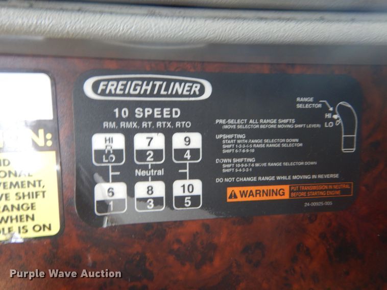 image for item GV9108 2007 Freightliner Century Classic ST  semi truck