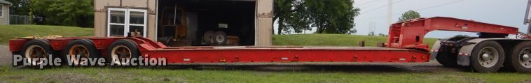 image for item HM9637 1994 Trail King TK100HDG-523 lowboy equipment trailer