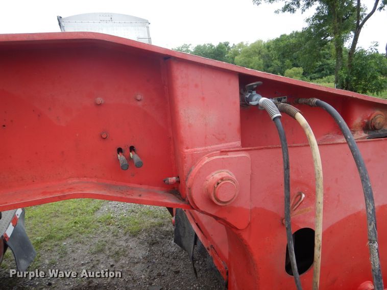 image for item HM9637 1994 Trail King TK100HDG-523 lowboy equipment trailer