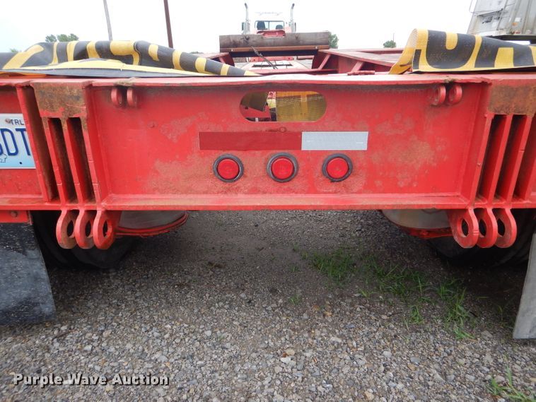 image for item HM9637 1994 Trail King TK100HDG-523 lowboy equipment trailer