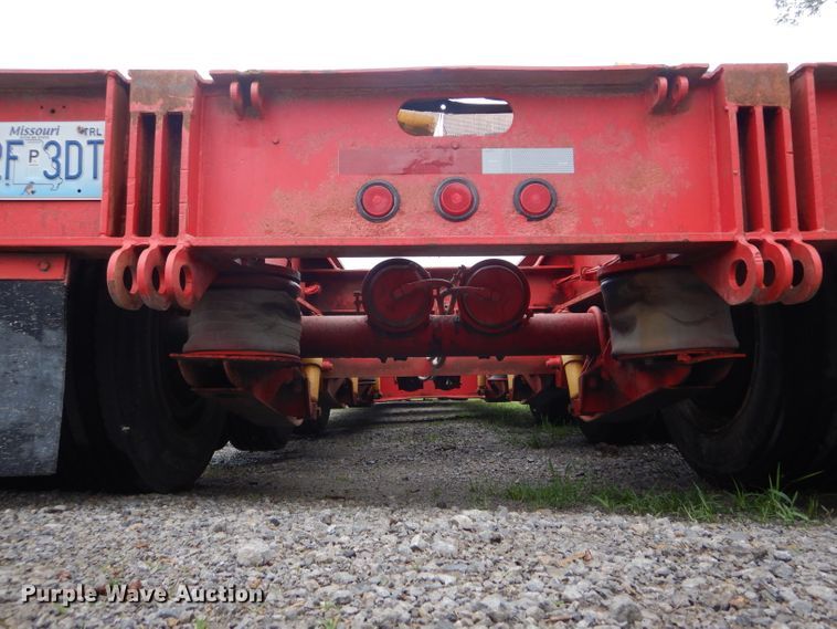 image for item HM9637 1994 Trail King TK100HDG-523 lowboy equipment trailer