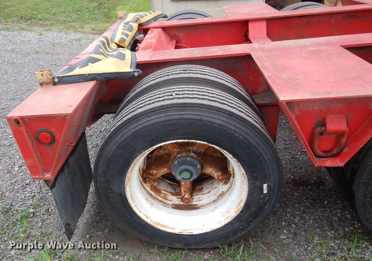 image for item HM9637 1994 Trail King TK100HDG-523 lowboy equipment trailer