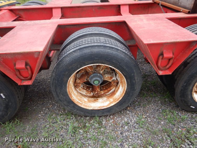 image for item HM9637 1994 Trail King TK100HDG-523 lowboy equipment trailer
