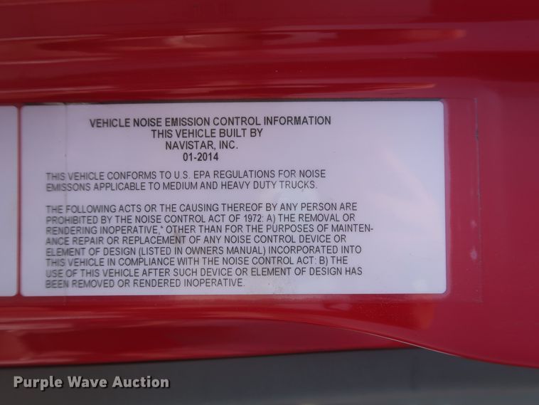 image for item HT9528 2015 International ProStar  semi truck