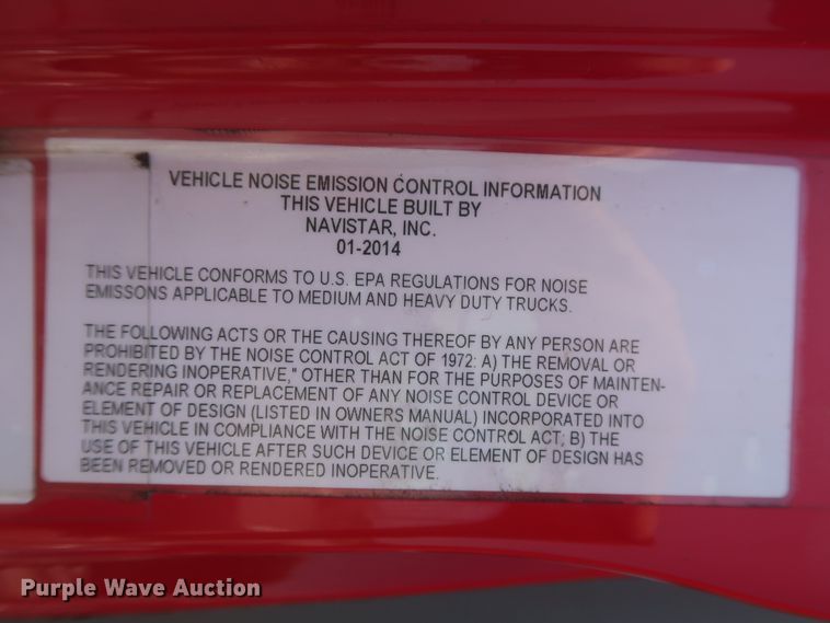 image for item HT9557 2015 International ProStar  semi truck