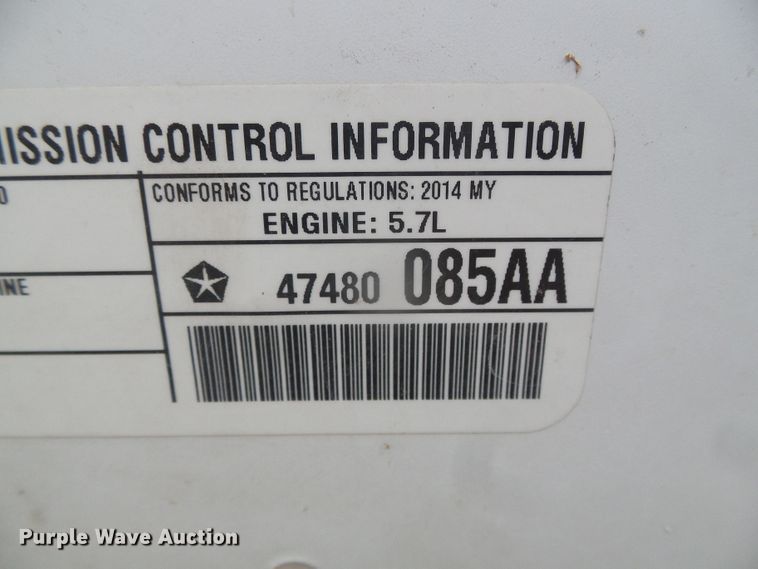 image for item DD0411 2014 Dodge Charger Police