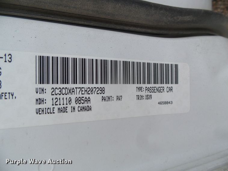 image for item DD0411 2014 Dodge Charger Police