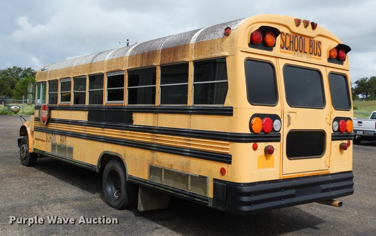 image for item DF2637 2001 International 3800 Blue Bird  school bus