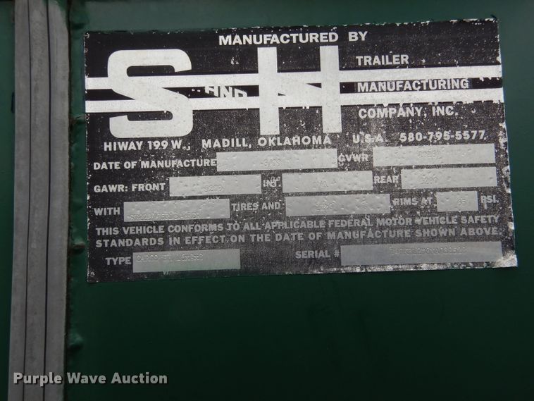 image for item DF2640 1999 S&H enclosed cargo trailer