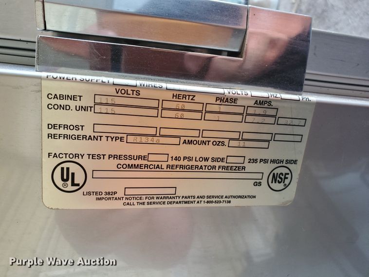 image for item DF7486 Continental 2R refrigerator