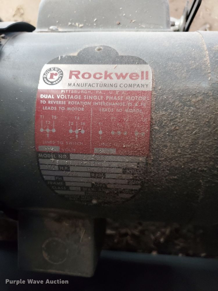 image for item DF7487 Rockwell 545 wood lathe