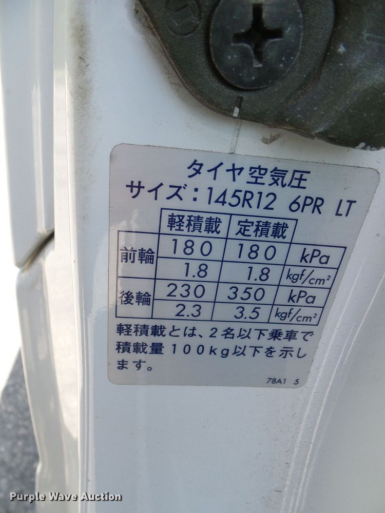 image for item DG1951 2002 Suzuki  mini truck