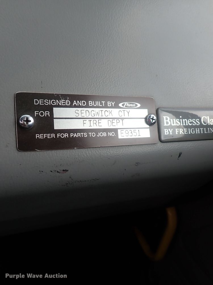 image for item DG2371 1996 Freightliner FL80 Pierce  fire truck