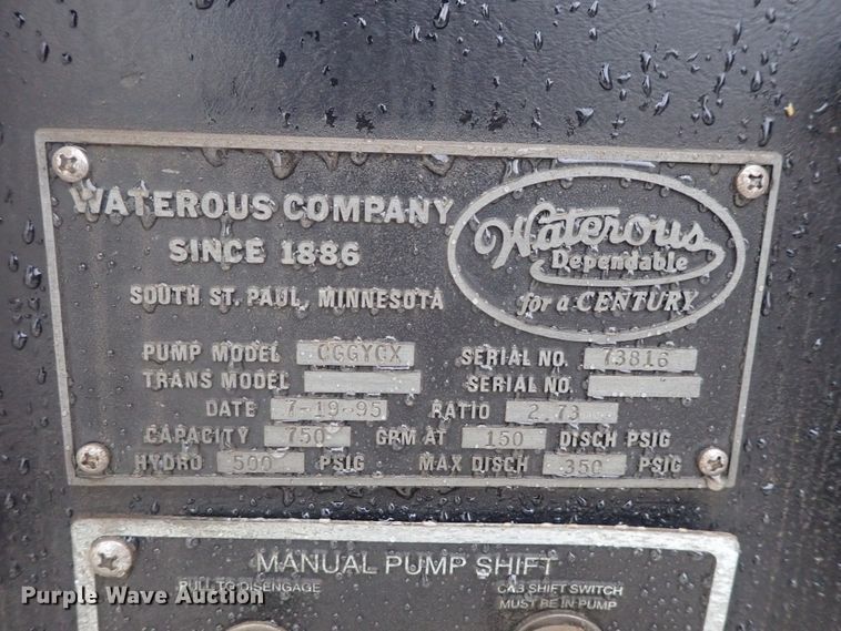 image for item DG2371 1996 Freightliner FL80 Pierce  fire truck