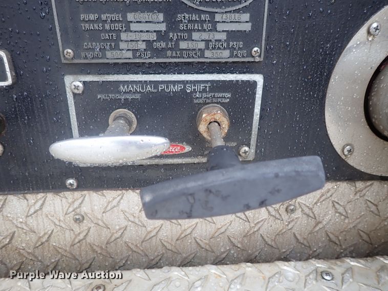 image for item DG2371 1996 Freightliner FL80 Pierce  fire truck