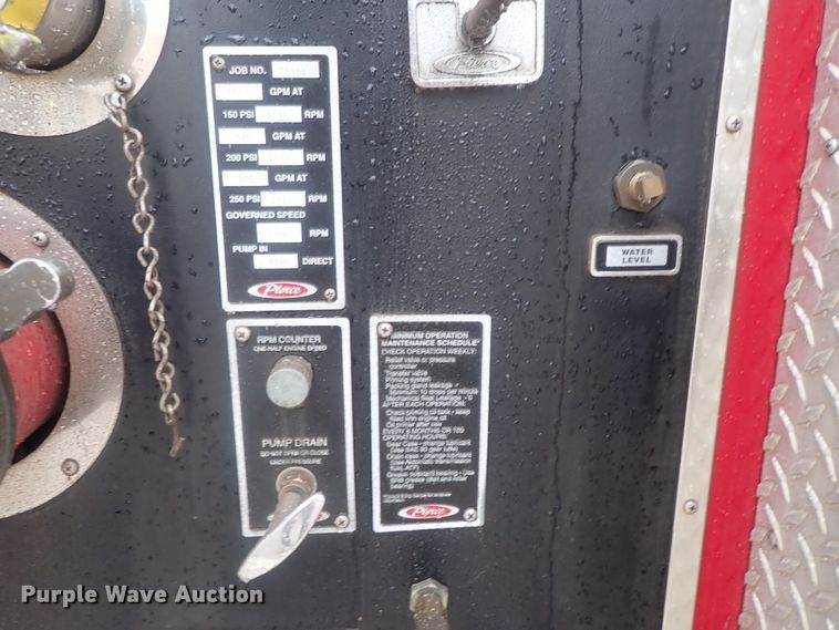 image for item DG2371 1996 Freightliner FL80 Pierce  fire truck