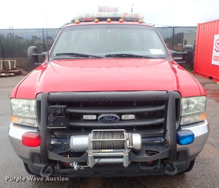 image for item DG2373 2002 Ford F550  Crew Cab brush fire truck