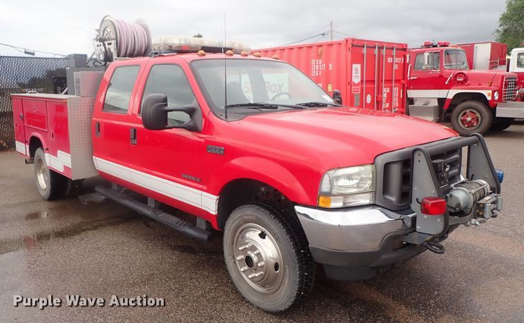 image for item DG2373 2002 Ford F550  Crew Cab brush fire truck