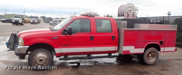 image for item DG2373 2002 Ford F550  Crew Cab brush fire truck
