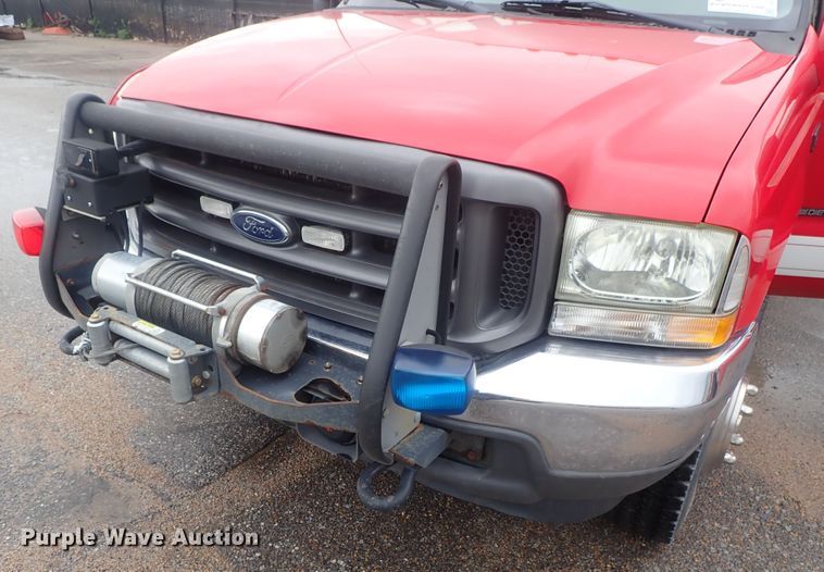 image for item DG2373 2002 Ford F550  Crew Cab brush fire truck