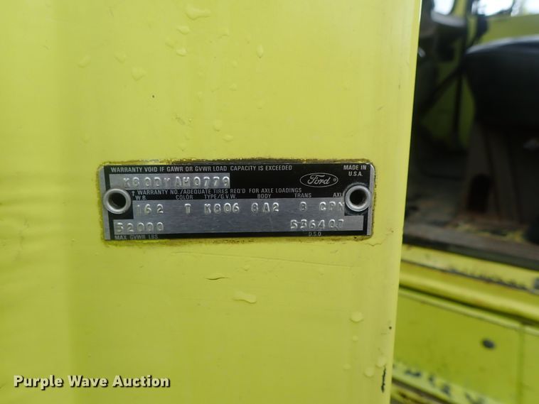 image for item DG2374 1978 Ford L8000  fire truck