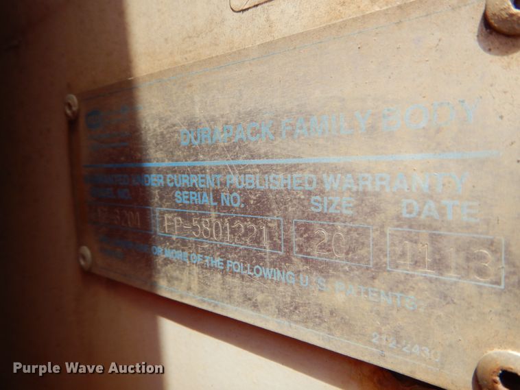 image for item DH5134 2005 Sterling Acterra  refuse truck