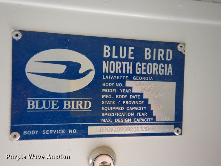 image for item DJ4302 2010 Blue Bird Vision  school bus