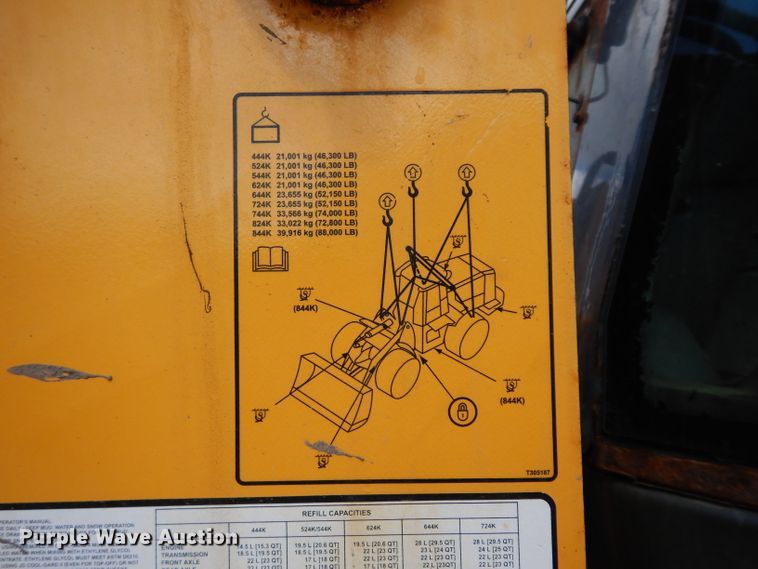 image for item DJ4323 2012 John Deere 444K  wheel loader